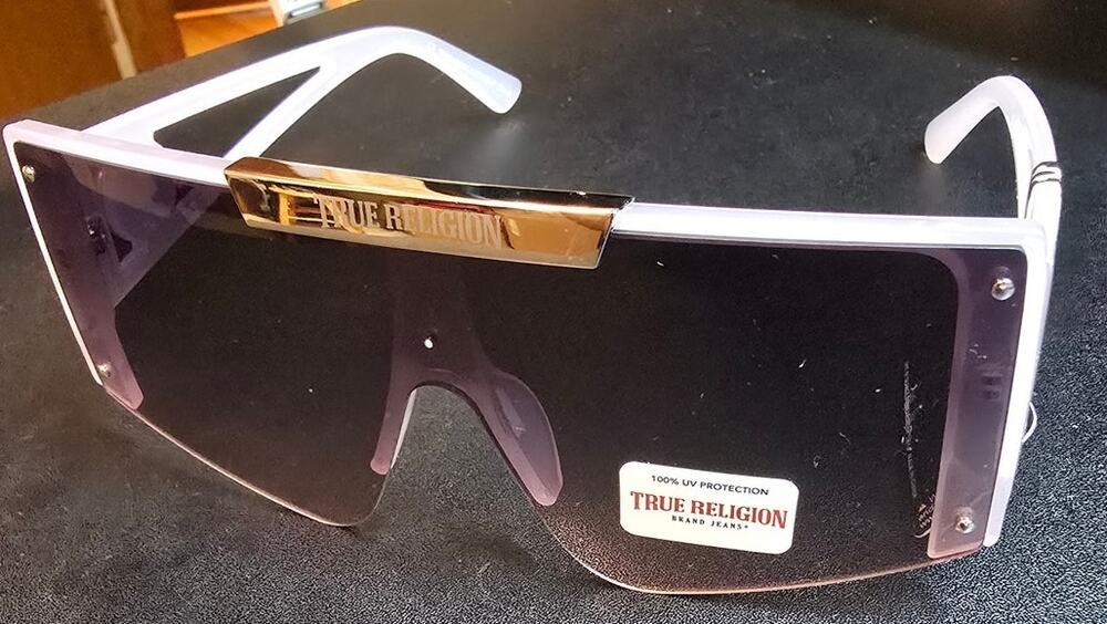 True Religion Women's TR56852XK Pink Oversized Shield Sunglasses NWT NEW